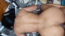 that desi wife's massive ass has her always craving indian cock for doggystyle licking and pounding