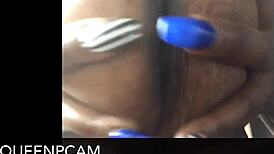horny ebony bbw babe's homemade pov webcam compilation of sloppy sucking monster black cocks fucking fat tits and big ass