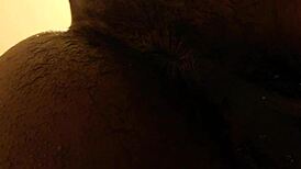 Hallelujah Johnson worships big black cock ass slave style closeup