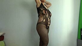 i love slipping into these tight body stockings