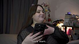 BBW MILF Pegs Guy Then Shares Cum-Filled Kiss In Sweet Strapon Domination!