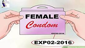 WOW! INDIAN GIRL SHOWS HOW TO SLIDE FEMALE CONDOM ON PERFECTLY!