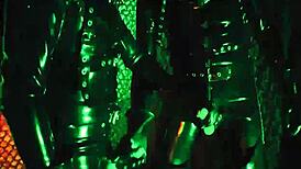 masked rubberboys stroke latex gloves