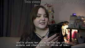 BBW MILF Pegs Guy Then Shares Cum-Filled Kiss In Sweet Strapon Domination!