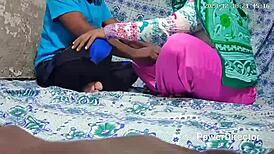 What happens when Indian schoolgirl's big boobs meet boy deep in jungle?