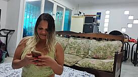 this latina's huge ass shakes on webcam for real