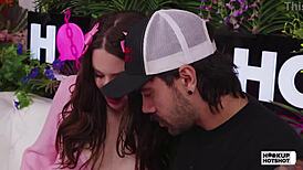 i spread my tight ass cheeks wide for nade's monster cock anal pounding maddie wren begs for more