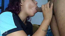 my naughty stepsis shows off her round juicy ass and sucks my cock before we fuck