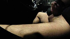 French street whore deepthroats huge cock bareback in parking lot