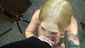 Does joey white's blonde pornstar domination with deepthroat riding cowgirl and cum in mouth turn you on?