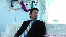facesitting domina gets her ass rimmed deep by sub boyfriend's tongue
