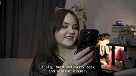 BBW MILF Pegs Guy Then Shares Cum-Filled Kiss In Sweet Strapon Domination!