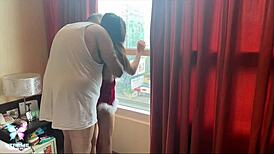 arab guy stuffs petite filipina ladyboy's ass deep part 2