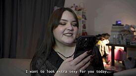 BBW MILF Pegs Guy Then Shares Cum-Filled Kiss In Sweet Strapon Domination!