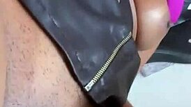 Watch my latina tits bounce in lingerie outdoors natural tease