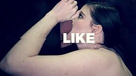 blonde babe tries gloryhole first time sloppy deepthroat cumshot