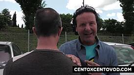 Italian Amateurs Deliver Double Penetrations and Blowjobs on Alex Magni in Homemade Scene