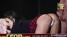 CFNM Babe's Humiliating Cumshot Drives Me Wild!