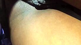 mystery ebony babe bent over doggy fully cum drenched