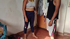 wanna see this south indian big ass girl sweat through her workout then get fucked doggystyle?
