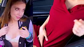 bisexual friends share emotional thrills on exciting car drives in steamy compilation
