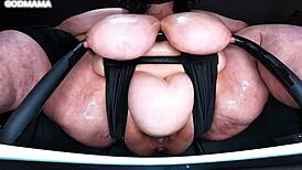 godmama rip my clothes n squirt all over with huge saggy tits drippin wet pussy pls 🥵💦