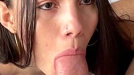 whoa petite latina lingerie model rides anal creampie backstage in vertical pov