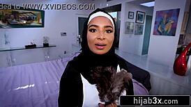 Hot arab big tits babe rides colleague's cock hard in america welcome