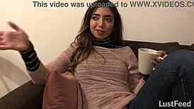 frida sante's homemade sextape captures adorable mexican girlfriend riding passionately in missionary and cowgirl