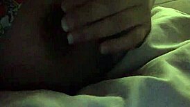 Mexicana gropes her own perky tits teasingly