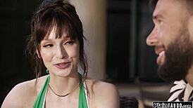 StepMommy Deepthroats Monster Cock And Fucks Interracially