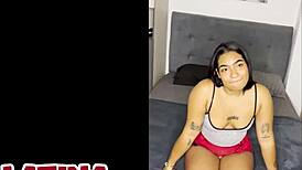 Big booty latina slut devours bwc in casting