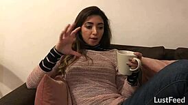 frida sante's homemade sextape captures adorable mexican girlfriend riding passionately in missionary and cowgirl