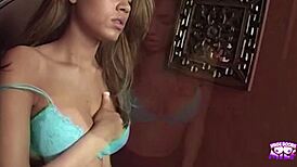 Lesbians LICK PUSSY With DILDOS Then Lucky Guy Joins Threesome FUCK
