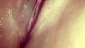 my tiny foreskin dick spurts best while watching ex-teen's juicy pussy squirt orgasms