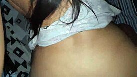 Devouring Ssarha's Dripping Rich Latina Pussy with Massive Cock Thrusts