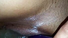wife rams huge dildo and vibrator deep in pussy vibrating to intense orgasms