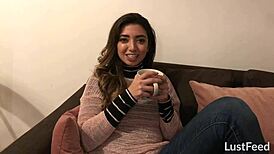 frida sante's homemade sextape captures adorable mexican girlfriend riding passionately in missionary and cowgirl