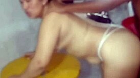 hermanastra's boyfriend can't resist my huge ass ends up fucking me in kitchen??