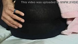 Latina Wife's Juicy Ass in Tight Leggings Drives Me Wild with Desire