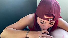 lesbian friend rips jeans first time tastes huge cock orgasms riding doggystyle creampie tight pussy