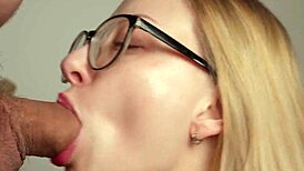 i luv hot blonde deepthroatin my big cock cum