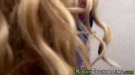 femdomina demands cuckold humiliation as she gets jizzed in interracial fetish