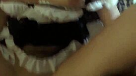 Blonde Teen's Swalloween Dance Tease