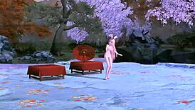 megurine luka bares massive tits big ass goddess body in full nude mod exposure
