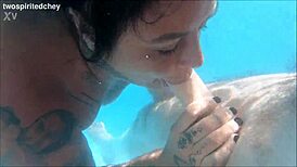 Our steamy holiday threesome by the pool has us kissing, licking wet pussies nonstop.