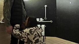Hotel restroom confession reveals caught sloppy seconds surprise