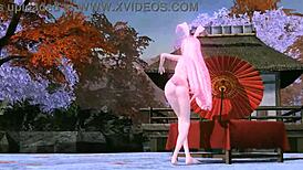 megurine luka bares massive tits big ass goddess body in full nude mod exposure