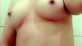 ever wonder how a hot young babe looks waxed smooth in the steamy shower