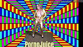 Titties Bouncing Wild as Victoria Peaks Dances at Disco!